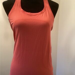 lululemon athletica Coral-Orange Racerback Tank